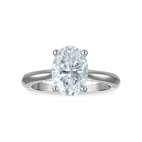 Signature EcoLove 3 CTW Lab Grown Diamond Solitaire  Ring in Platinum