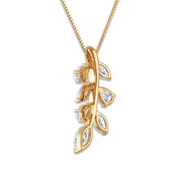 EcoLove 1-1/2 CTW Lab Grown Diamond Pendant in 10KT Yellow Gold