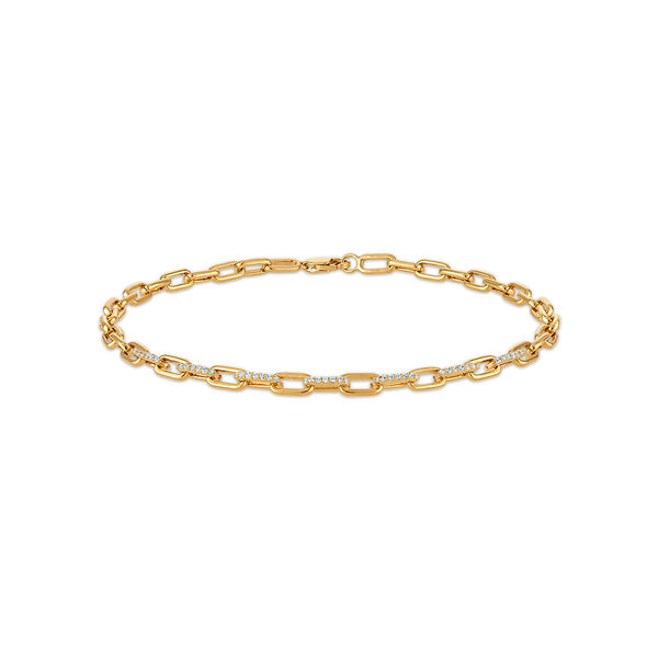 LoveSong EcoLove 3/8 CTW Diamond 8.5-inch Bracelet in 18KT Gold Vermeil