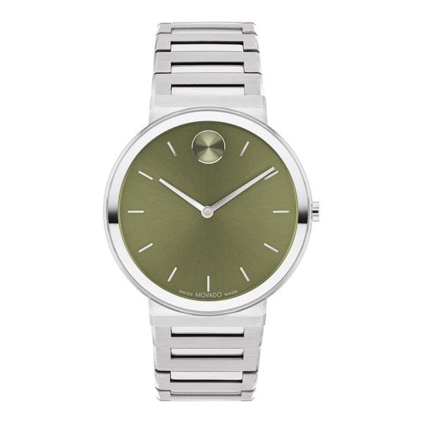 Movado BOLD Horizon Olive Green Dial. 3601074