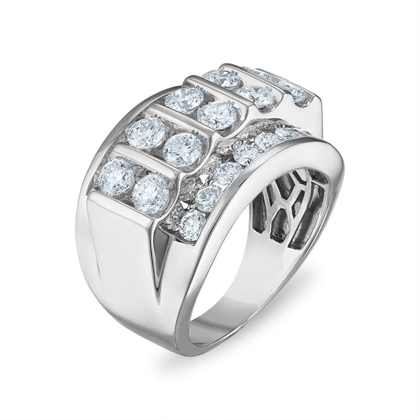 EcoLove 3 CTW Lab Grown Diamond Wedding Ring in 10KT White Gold
