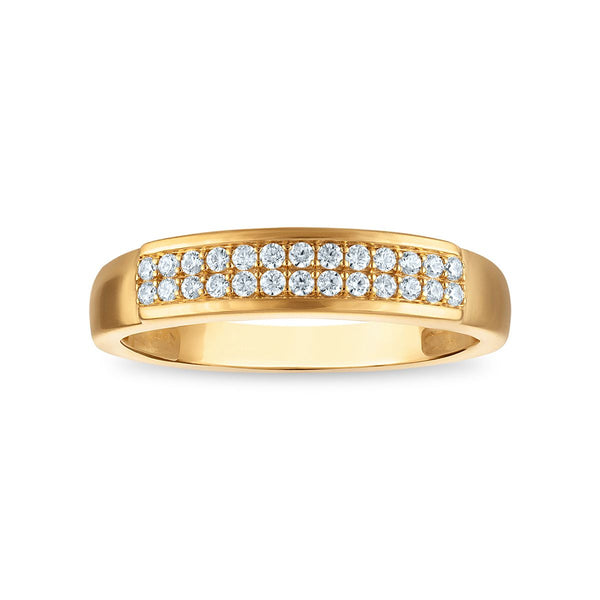 EcoLove 1-1/2 CTW Lab Grown Diamond Wedding Trio Set in 10KT Yellow Gold