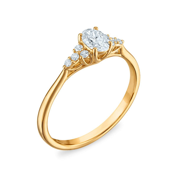 LoveSong EcoLove 3/8 CTW Lab Grown Diamond Promise Ring in 10KT Yellow Gold
