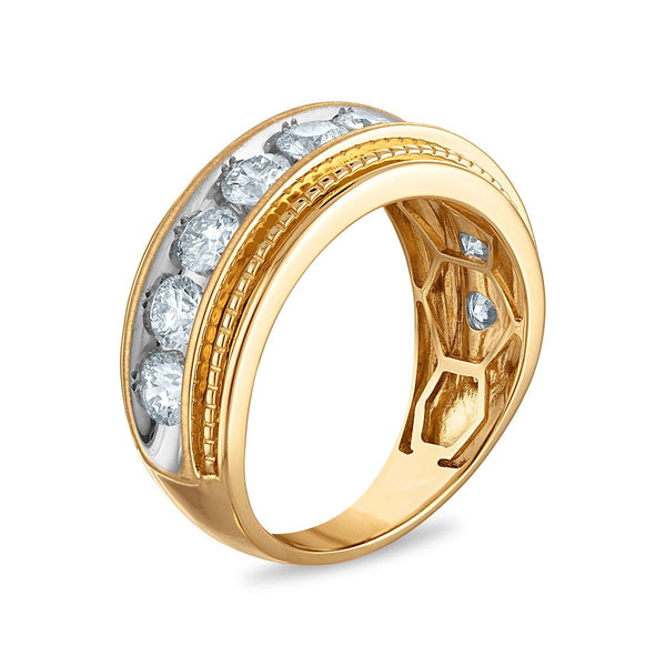 EcoLove 2 CTW Lab Grown Diamond Wedding Ring in 10KT Yellow Gold