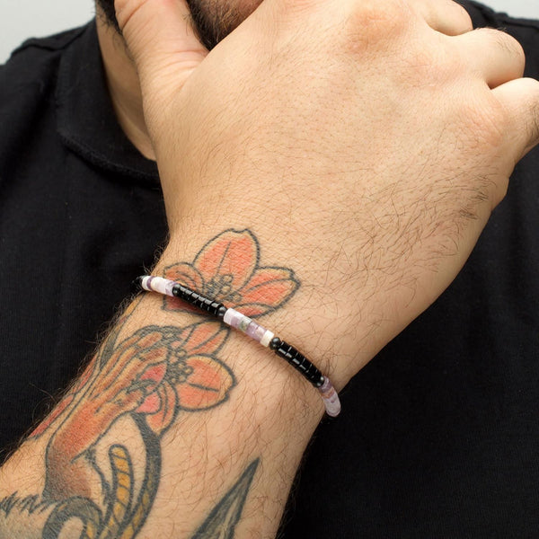 Inox Imperial Dusk Heishi Bead Bracelet