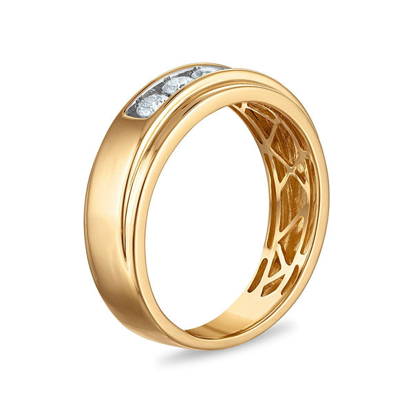 EcoLove 1/2 CTW Lab Grown Diamond Wedding Ring in 10KT Yellow Gold
