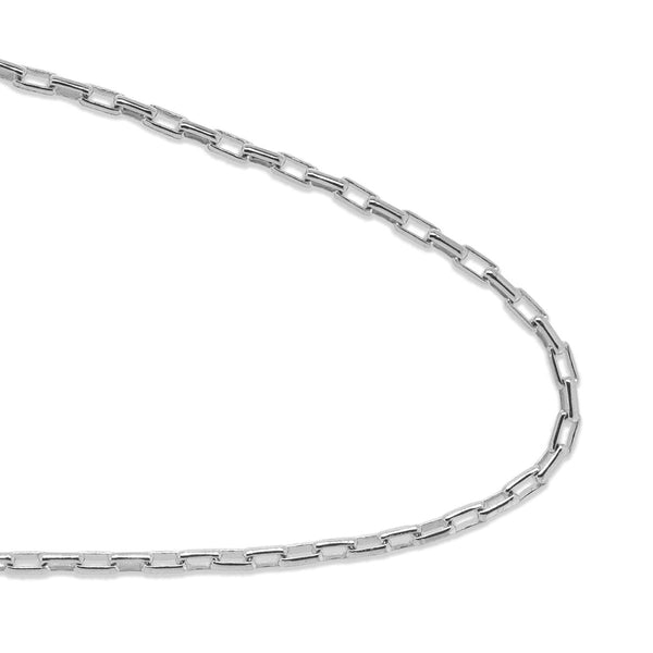 Sterling Silver 20-inch 2.5MM Box Open Chain