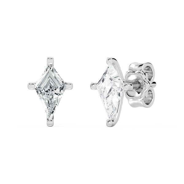 EcoLove 2 CTW Diamond Stud Earrings in 10KT White Gold