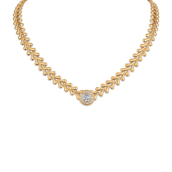 EcoLove 1-5/8 CTW Lab Grown Diamond 18-inch Necklace in 18KT Yellow Gold Plated Sterling Silver