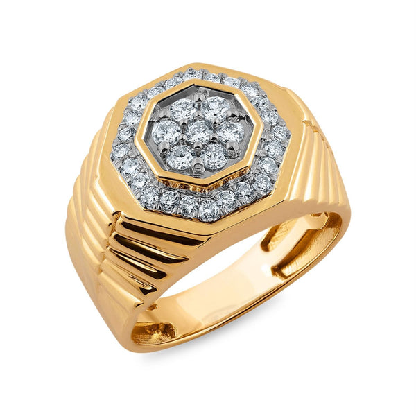 Titan Collection 3/4 CTW Lab Grown Diamond Ring in 10KT Yellow Gold