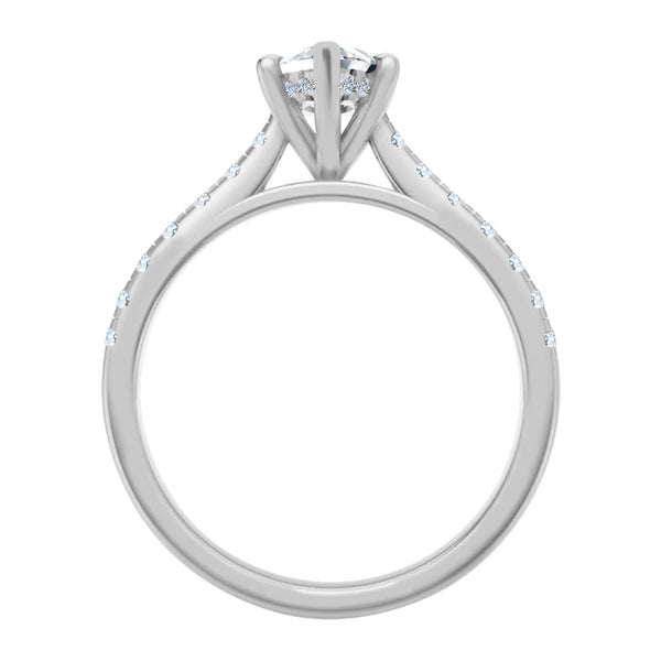 EcoLove 1-1/4 CTW Lab Grown Diamond Marquise Engagement Ring in 10KT White Gold