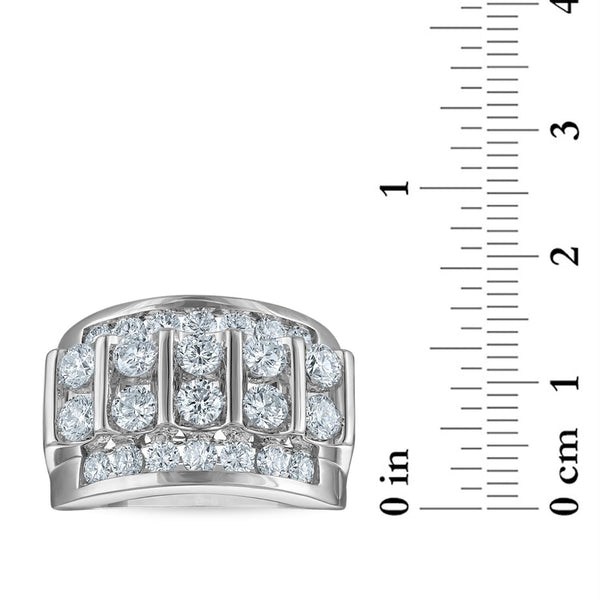 EcoLove 3 CTW Lab Grown Diamond Wedding Ring in 10KT White Gold
