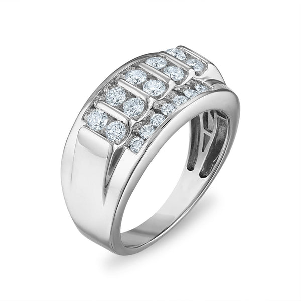EcoLove 1 CTW Lab Grown Diamond Wedding Ring in 10KT White Gold