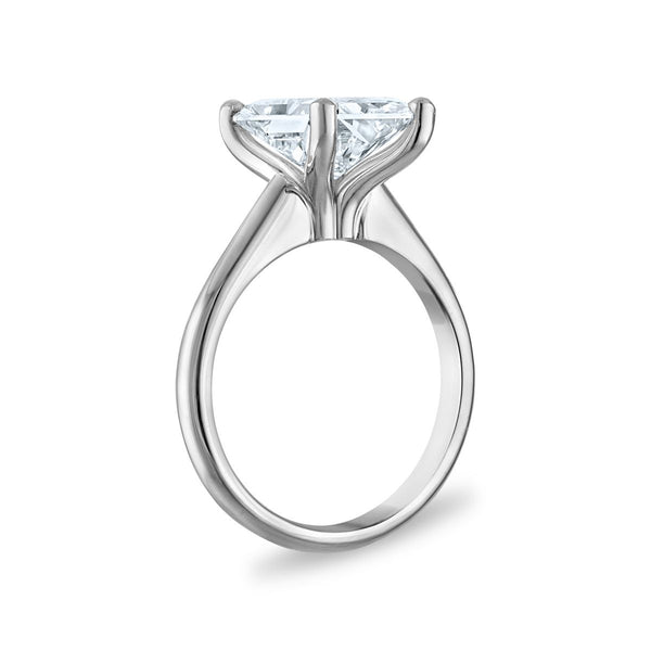 Signature Certificate 8X EcoLove 4 CTW Lab Grown Diamond Solitaire Engagement Ring in 14KT White Gold