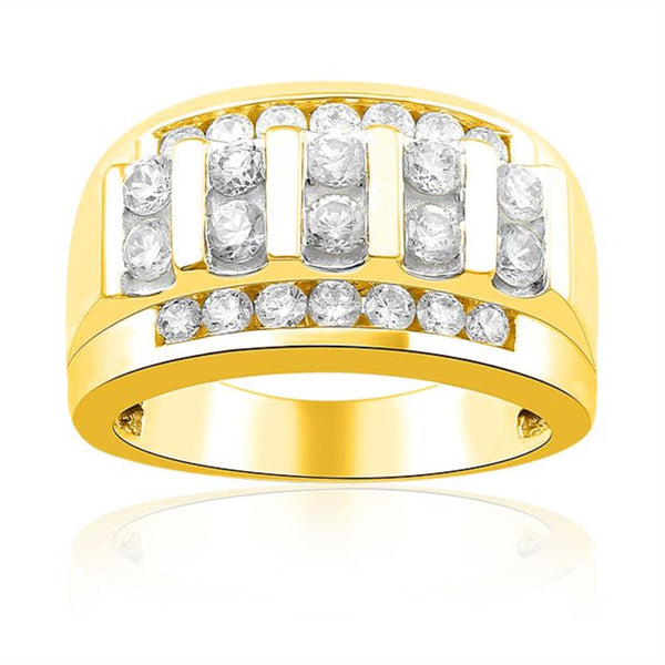 2 CTW Diamond Ring in 10KT Yellow Gold