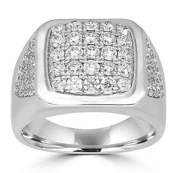 2 CTW Diamond Ring in 10KT White Gold