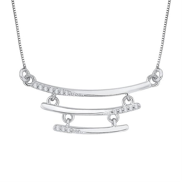 1/16 CTW Diamond 18" Necklace in Sterling Silver