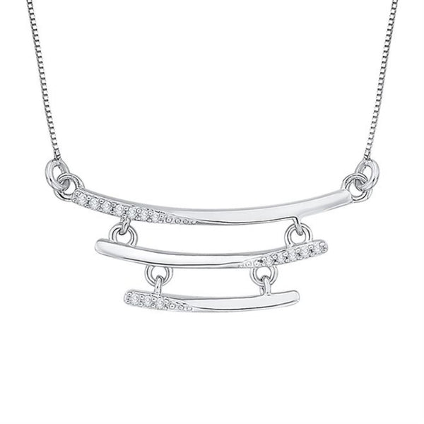 1/16 CTW Diamond 18" Necklace in Sterling Silver