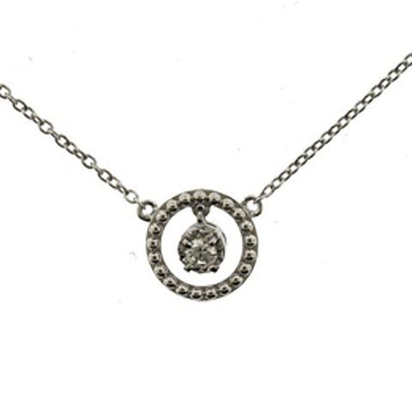 1/10 CTW Diamond 18" Necklace in 10KT White Gold