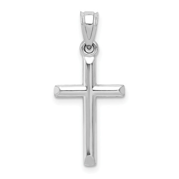 10KT White Gold 19X11.88MM Cross Pendant-Chain Not Included