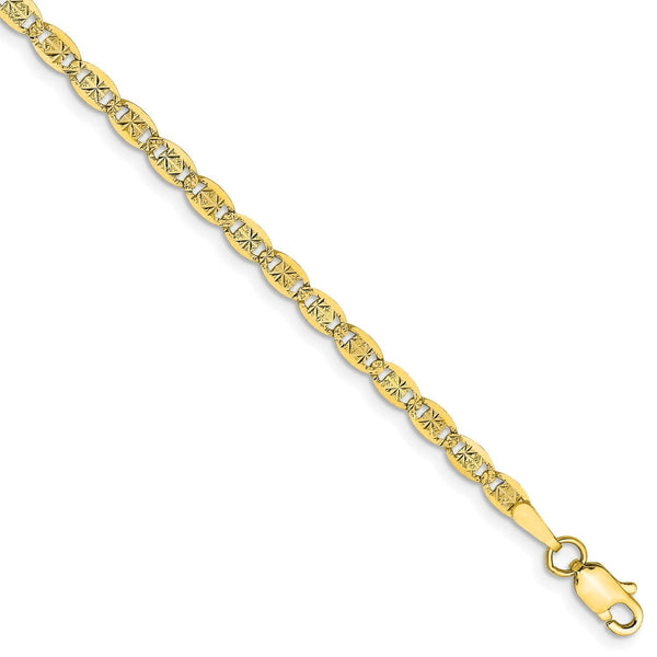 10KT Yellow Gold 16" 2.75MM Diamond-cut Valentino Chain