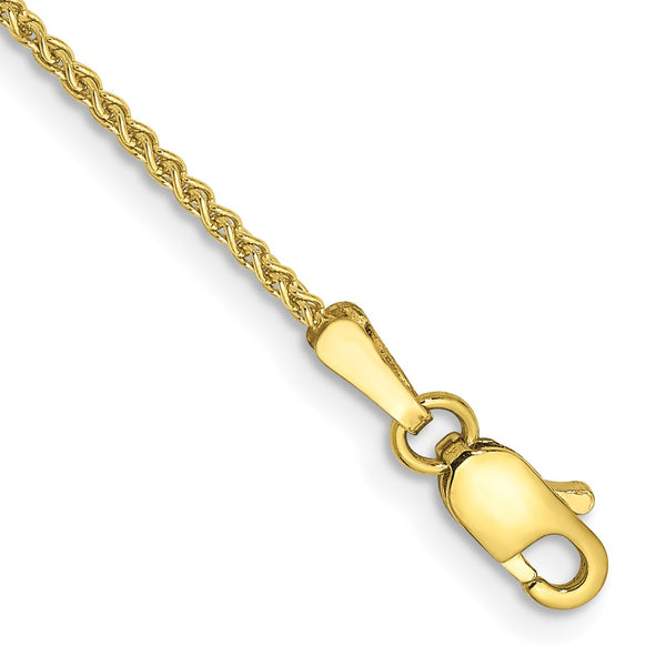 10KT Yellow Gold 7" 1.25MM Spiga Link Bracelet