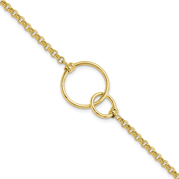10KT Yellow Gold 7.5" Bracelet