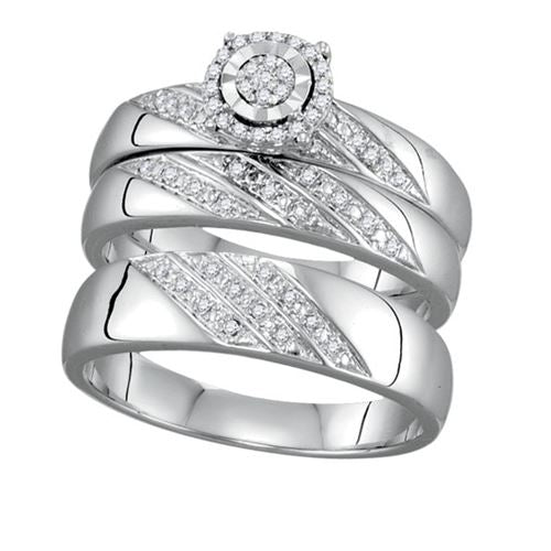 Wedding trio sets hotsell