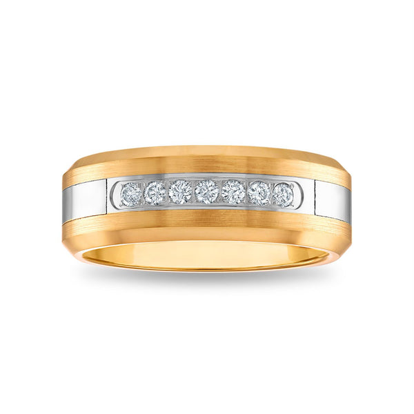 1/5 CTW Diamond Wedding Ring in Tungsten