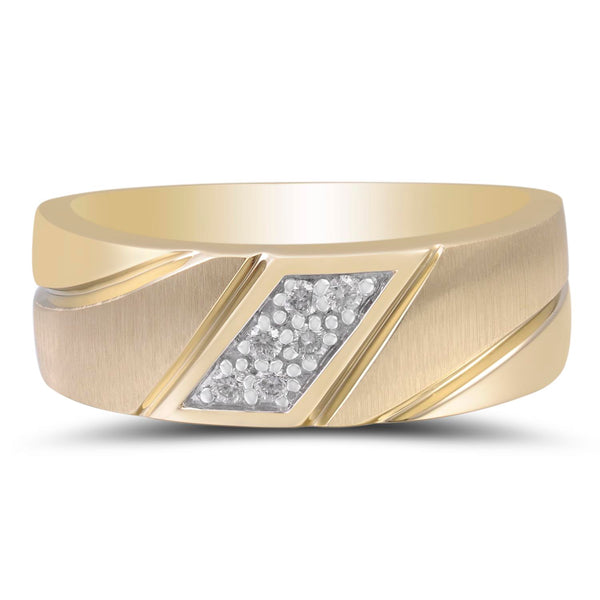 1/10 CTW Diamond Wedding Ring in 10KT Yellow Gold