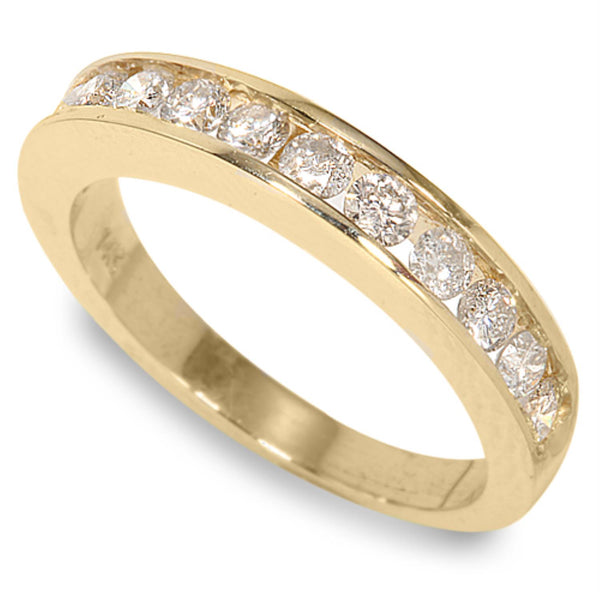 1/2 CTW Diamond Wedding Ring in 14KT Yellow Gold