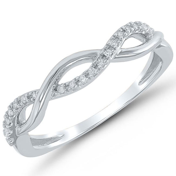 1/20 CTW Diamond Fashion Ring in 10KT White Gold