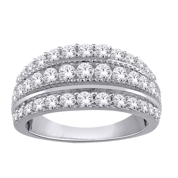 1 CTW Diamond Fashion Ring in 10KT White Gold