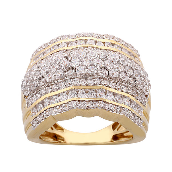 Red Hot Deal 1/2 CTW Diamond Anniversary Ring in 10KT Yellow Gold
