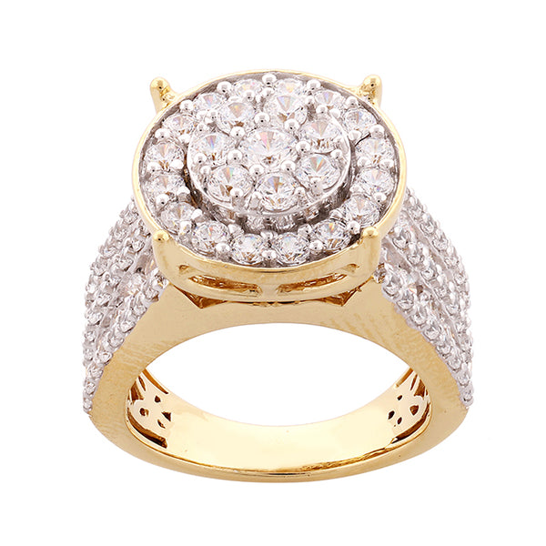 Red Hot Deal 3 CTW Diamond Engagement Ring in 10KT Yellow Gold