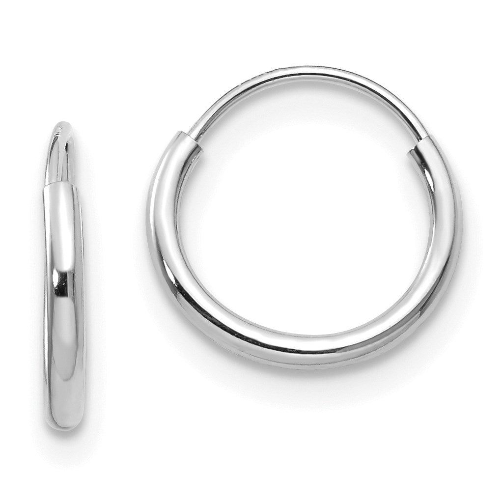 8mm endless on sale hoop earrings