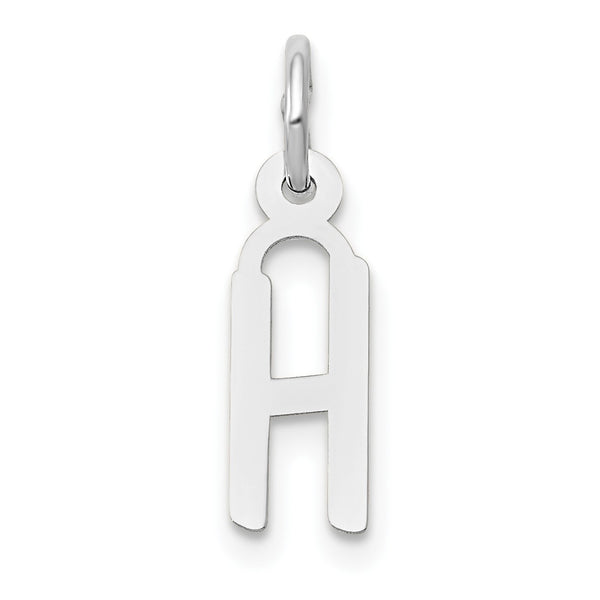 14KT White Gold Initial Pendant-Chain Not Included; Initial H