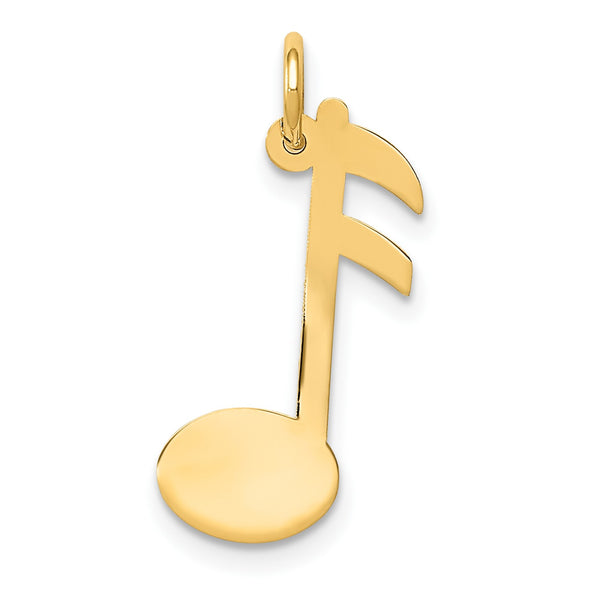 14KT Yellow Gold 22X12MM Pendant-Chain Not Included