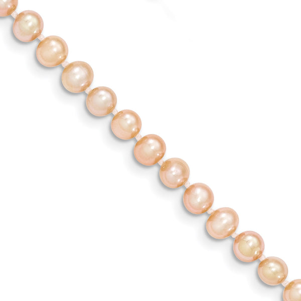 14KT Yellow Gold 4MM Pearl 12" Childrens Necklace