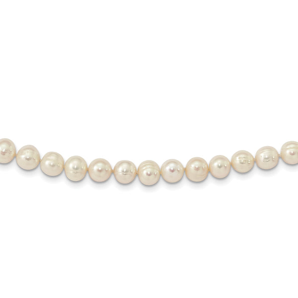 14KT Yellow Gold 7.5-9MM Graduated Pearl 18" Necklace