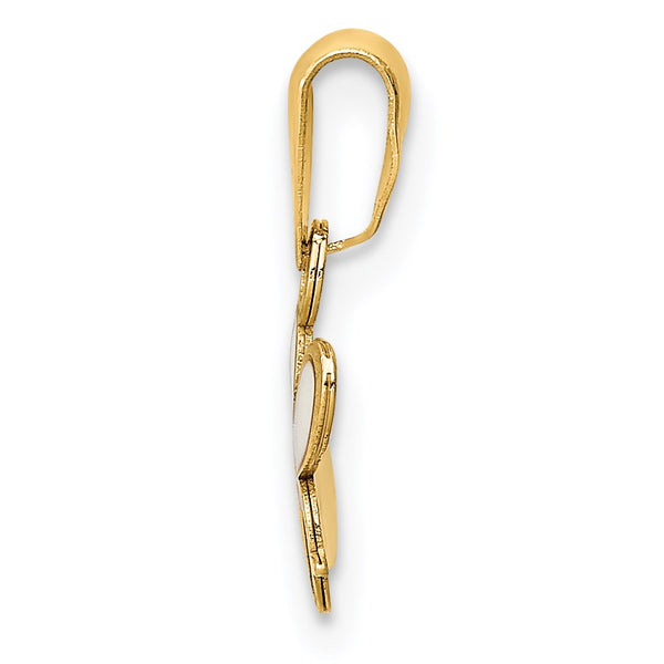 14KT Yellow Gold Bumble Bee Pendant-Chain Not Included