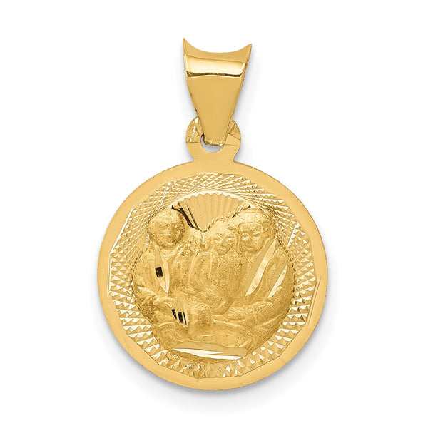 14KT Yellow Gold Baptism Charm
