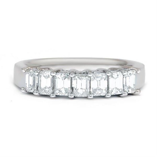 Signature 1 CTW Diamond Wedding Ring in 14KT White Gold