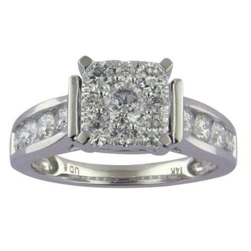 Signature 3/4 CTW Diamond Engagement Ring in 14KT White Gold