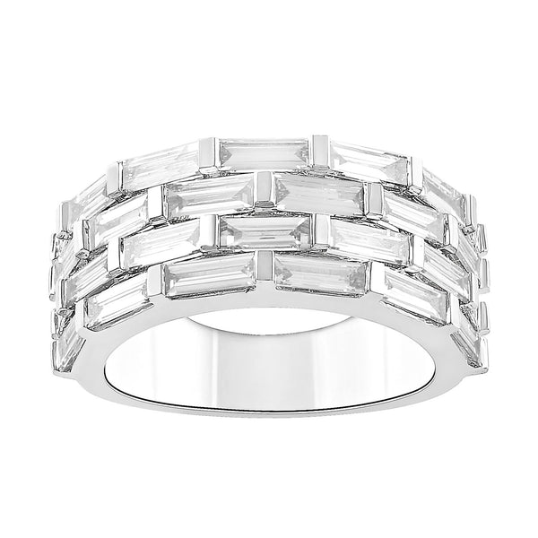 Signature EcoLove 2-1/3 CTW Diamond Anniversary Ring in 14KT White Gold
