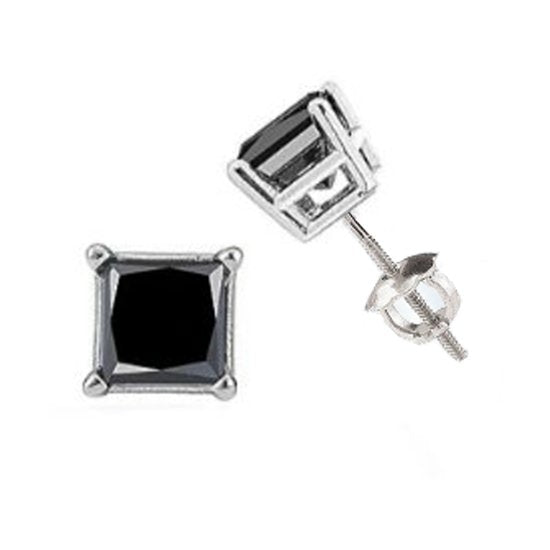 1/4 CTW Diamond Solitaire Stud Earrings in 10KT White Gold