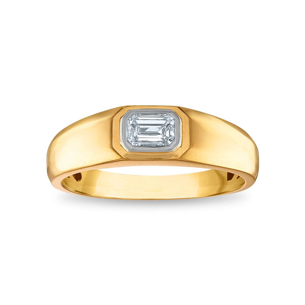 EcoLove 1/2 CTW Diamond Solitaire Engagement Ring in 14KT Yellow Gold