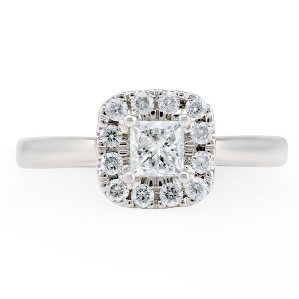 1/2 CTW Diamond Ring in 14KT White Gold