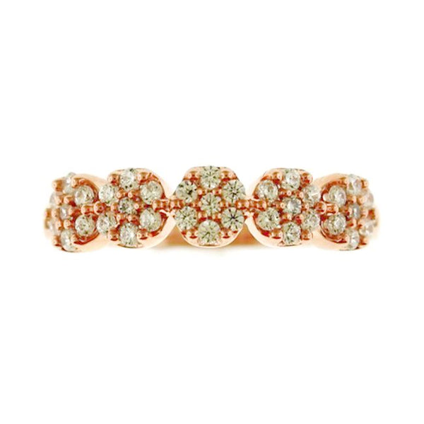 1/2 CTW Diamond Anniversary Ring in 10KT Rose Gold