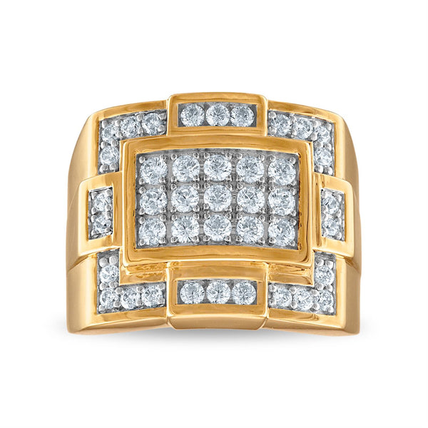 1-1/4 CTW Diamond Ring in 10KT Yellow Gold